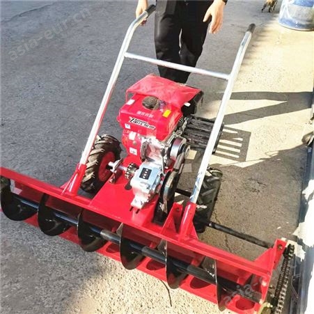 小型汽油铲雪机手推式扫雪机汽油动力手扶除雪机