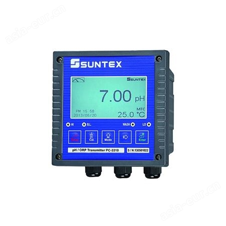 SUNTEX酸度计PH计PC-3310智能型监测仪pH/ORP变送器/mA双输出/组