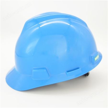 梅思安V-Gard标准安全帽施工地建筑工程ABS超爱戴旋钮安全帽批发