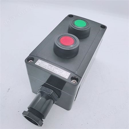BZA8050-A2黑色全塑防爆防腐主令控制器红色绿色按钮开关盒