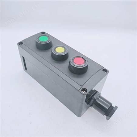 防爆防腐按钮盒 工程塑料防水风机远程控制开关盒2钮3钮4钮
