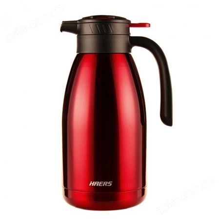 哈尔斯居家真空保温壶 大容量咖啡壶带手柄 便携按压式热水瓶