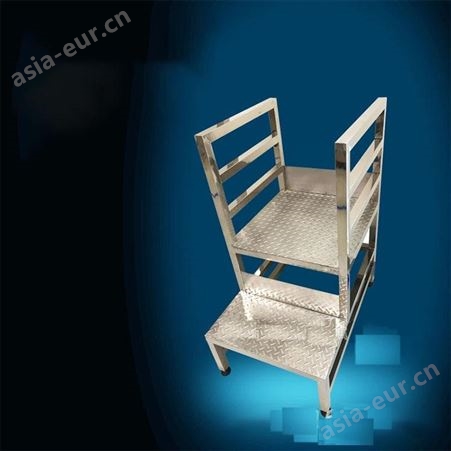 天津不锈钢制品华奥西生产制造 不锈钢登高梯 -防滑梯 -步步高机器踏板