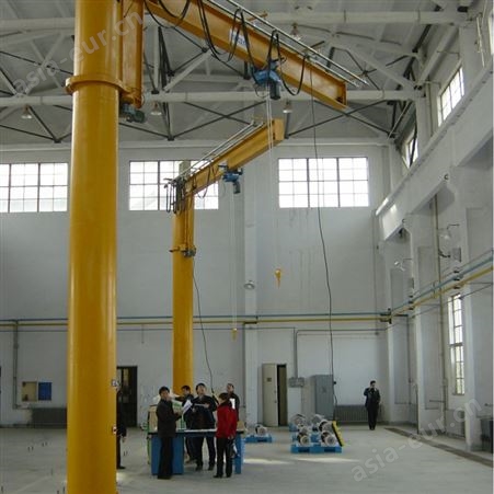 欧式悬臂吊移动固定式立柱折臂吊起重机定柱式墙壁式电动手动平衡