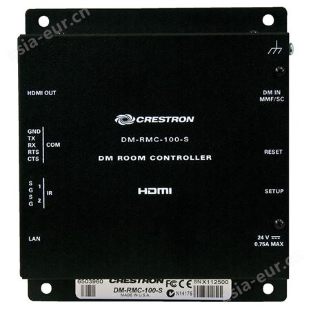 快思聪 Crestron DM-RMC-100-S 光纤接收器房间控制器
