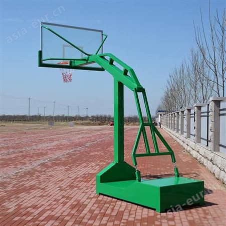 地埋式单臂固定式篮球架 成人比赛用篮球架 通奥 室内外钢材篮球架