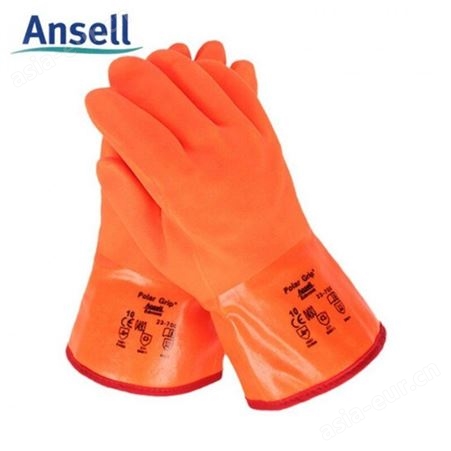 ansell/安思尔23-700 PVC全涂层抗低温保温防化防水手套