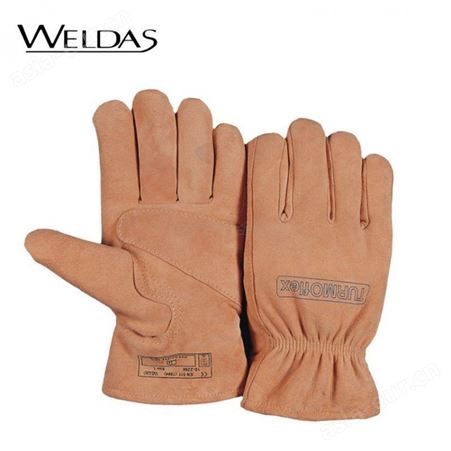 weldas/威特仕10-2266防冻抗寒电焊绒面猪皮驾车防护工作手套