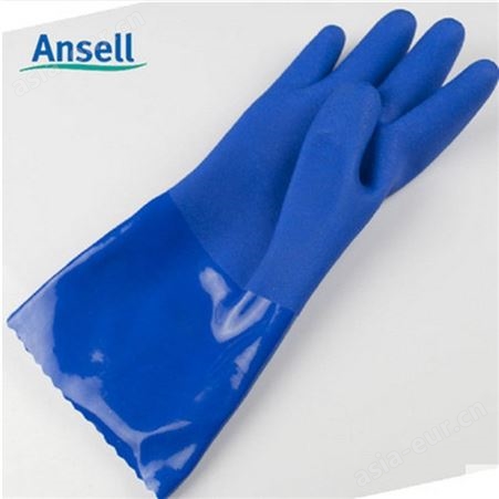 ansell/安思尔4-644 高级PVC防化防油耐腐蚀工作手套