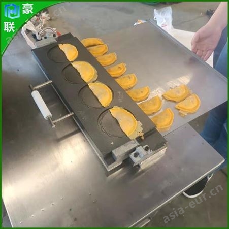 可定制不锈钢蛋饺机 仿手工小型煎蛋饺机器 黄金蛋饺流水线多功能