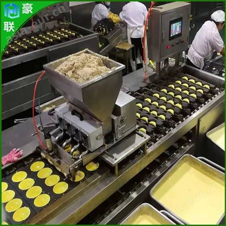 加工黄金蛋饺的机器 方形蛋饺设备电加热 大型烙蛋饺皮的流水线