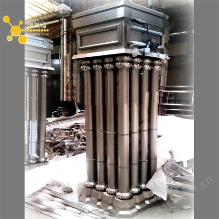 E001不锈钢柱子定制 不锈钢包柱施工实力订做