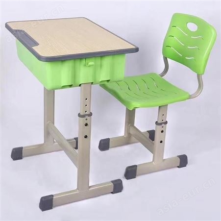 鹏远定制塑料课桌椅学生桌椅可升降课桌