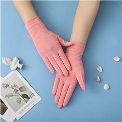 防晒冰丝手套 夏季新款冰丝手套 户外可触屏手套 来图加工 夏季纯色冰丝手套